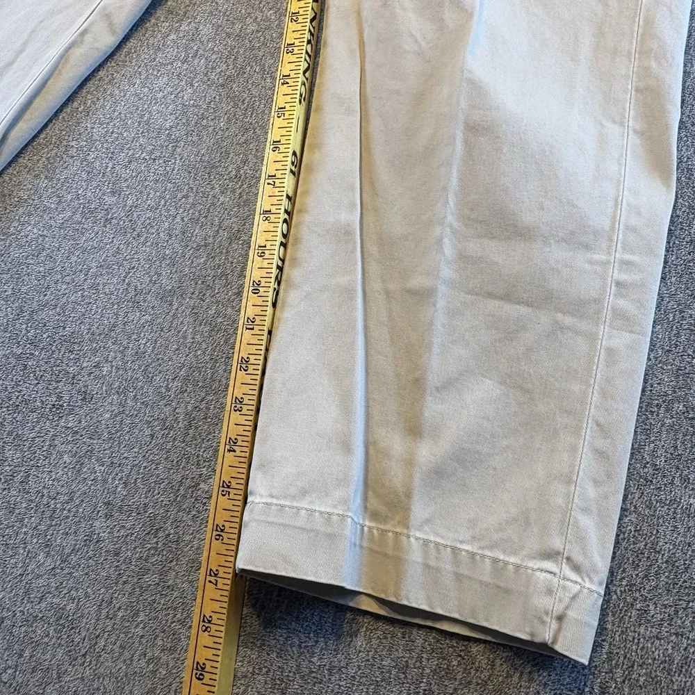 VTG Polo Ralph Lauren Preston Pant Khakis Mens 38X30 Fits 36x27‎ Classic Chino